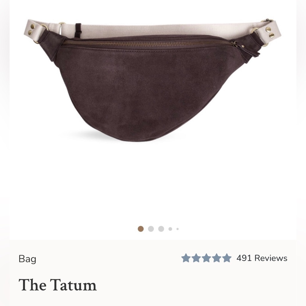 Andar Tatum Bag, Espresso Suede